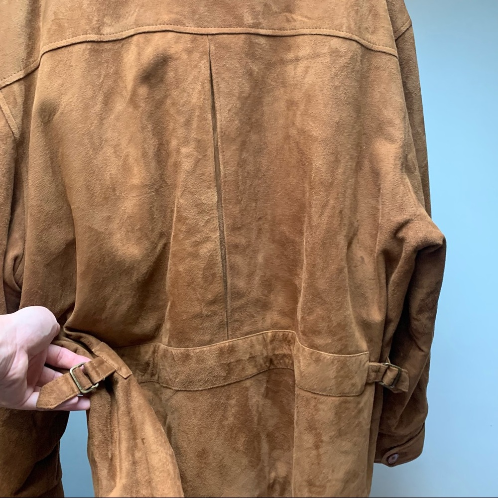 Genuine Leather Banana Republic Tan Brown Jacket | XL - Picture 16 of 16